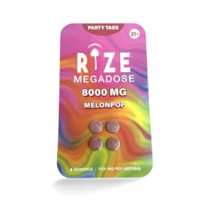 Rize 4pc 8000mg Mango Blaze Party Tabs